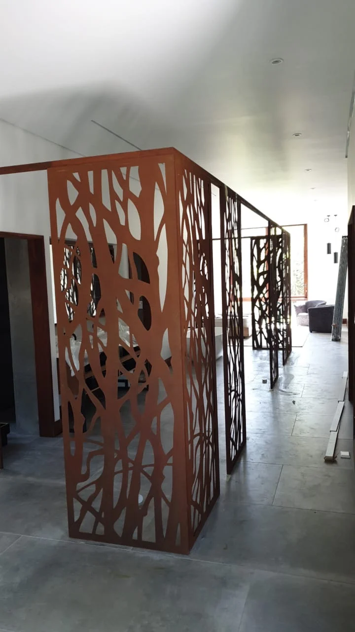 Corten Steel Partition