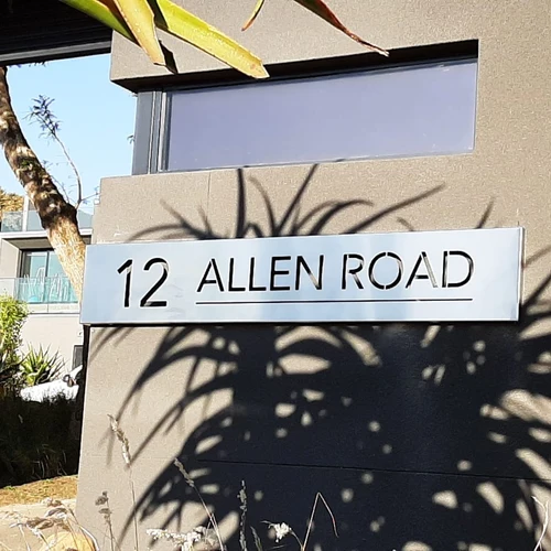Metal Address Plate