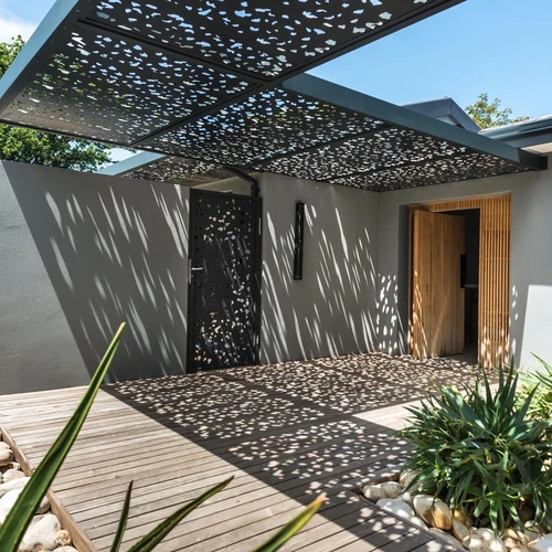 Laser-Cut Pergola Canopy